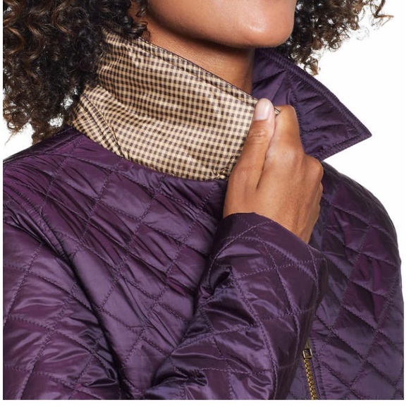 Weatherproof Vintage Ladies' Quilted Jacket, Plum - Picture 5 of 16